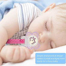 Carica l'immagine nel visualizzatore di Gallery, Clip Per Ciuccio e Silicone Pulsante Anello, JAANY Catenella Love Shape