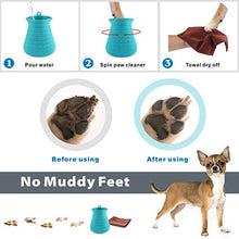 Carica l'immagine nel visualizzatore di Gallery, Idepet Pulisci Zampe Cane,Spazzola per Animali Domestici Portatile con Blu - Ilgrandebazar