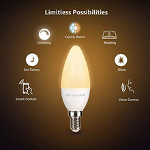 Carica l'immagine nel visualizzatore di Gallery, LE Alexa E14 LED Lampadina WiFi, 4.5W (=40W), Bianco Caldo e Freddo (2700K -...