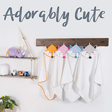 Carica l'immagine nel visualizzatore di Gallery, Sweety Fox Asciugamano per Bambini - Accappatoio Neonato 70 cm, Arancione - Ilgrandebazar