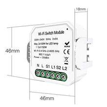 Carica l'immagine nel visualizzatore di Gallery, WiFi Smart Light Switch Modulo interruttore fai-da-te 2c