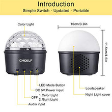 Carica l'immagine nel visualizzatore di Gallery, CHOELF Luci Discoteca LED, Palla da e Luce Notturna con... - Ilgrandebazar