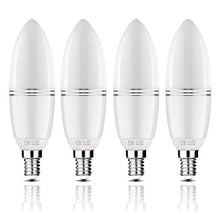 Carica l'immagine nel visualizzatore di Gallery, Yiizon LED E14 12W lampadine a candela, 100W equivalenti a Bianca Calda - Ilgrandebazar