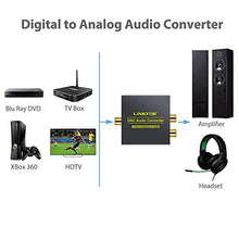 Carica l'immagine nel visualizzatore di Gallery, LiNKFOR DAC Audio Convertitore Digitale ad Analogico Coassiale Ottico a RCA...