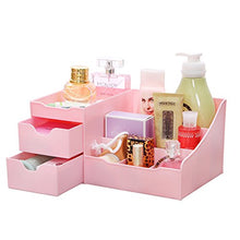 Carica l'immagine nel visualizzatore di Gallery, Uncluttered Designs Porta Cosmetici con Cassetti (Rosa) 2 cassetti, Rosa