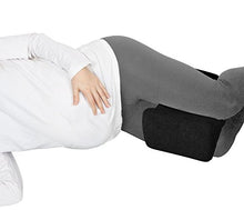 Carica l'immagine nel visualizzatore di Gallery, bonmedico Cuscino Ergonomico per Ginocchio e Gambe, in Memory Nero - Ilgrandebazar