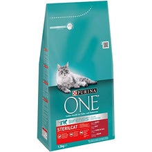 Carica l'immagine nel visualizzatore di Gallery, Purina One Bifensis Crocchette Gatto Sterilcat Ricco in Manzo e Frumento,...