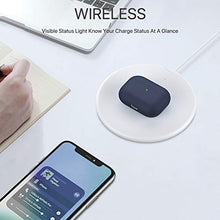 Carica l'immagine nel visualizzatore di Gallery, Miracase - Custodia protettiva in silicone per Airpods Pro, triplo Blu navy.