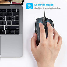 Carica l'immagine nel visualizzatore di Gallery, TECKNET PRO S2 Mouse USB con Cavo, 6 Pulsanti, DPI Regolabile Alto, Grigio