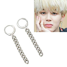 Carica l'immagine nel visualizzatore di Gallery, PPX 6 Pezzi Orecchini Coreani a Catena Lunga, Kpop Bangtan Boy Album Jimin...