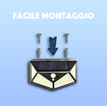 Carica l'immagine nel visualizzatore di Gallery, JP-LED Luce Solare Da Esterno Led Con Sensore Di Movimento【Alta...