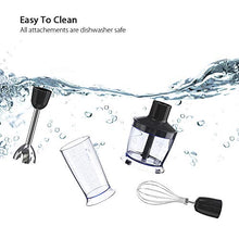 Carica l'immagine nel visualizzatore di Gallery, homgeek Frullatore ad Immersione, Mixer a Immersione Professionale 4 in 1, 5... - Ilgrandebazar