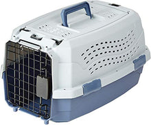 Carica l'immagine nel visualizzatore di Gallery, AmazonBasics - Trasportino rigido per animali, 2 sportelli, carica...
