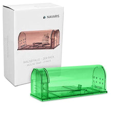 Carica l'immagine nel visualizzatore di Gallery, Navaris 2X Trappola per Topi e Piccoli roditori - Set trappole catturare...