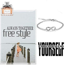 Carica l'immagine nel visualizzatore di Gallery, JewelryWe Gioielli Bracciale da Uomo Donna, Infinito Acciaio Donna - Ilgrandebazar