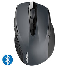 Carica l'immagine nel visualizzatore di Gallery, TECKNET Mouse Bluetooth Wireless per Windows e Mac, 2600DPI, Grey