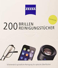 Carica l'immagine nel visualizzatore di Gallery, Zeiss Occhiali Salviette per la pulizia, 1 X 200 pezzi - Ilgrandebazar