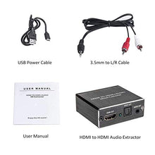 Carica l'immagine nel visualizzatore di Gallery, Ozvavzk HDMI Audio Extractor,4Kx2K to 4Kx2K 3.5mm Extractor - Ilgrandebazar