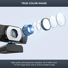 Carica l'immagine nel visualizzatore di Gallery, ieGeek Webcam per PC con Microfono, Full HD 1080P Videocamera Web USB per...
