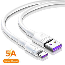 Carica l'immagine nel visualizzatore di Gallery, 5A Cavo Type C Caricabatterie C/Fast Charger per Huawei Mate 9,Huawei 2M - Ilgrandebazar