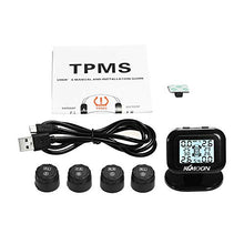 Carica l'immagine nel visualizzatore di Gallery, KKmoon Sistema di Monitoraggio della Pressione dei Pneumatici TPMS, Display...