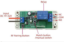 Carica l'immagine nel visualizzatore di Gallery, MHCOZY Modulo di relè Wireless Smart Switch wireless, 7-32V con cassa - Ilgrandebazar