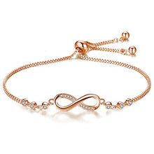 Carica l'immagine nel visualizzatore di Gallery, Bracciale a due fili Infinity Symbol Ladies a... - Ilgrandebazar