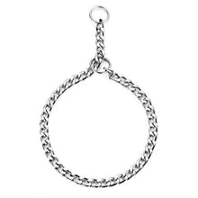 Carica l'immagine nel visualizzatore di Gallery, HAPPY HACHI Collare Strozzo Acciaio Ferro Collar per L 4.0mm*60cm, Argento - Ilgrandebazar