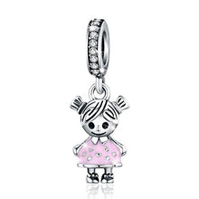 Carica l'immagine nel visualizzatore di Gallery, Ciondolo in argento sterling 925 a forma di coppia sposata da Ragazza - Ilgrandebazar