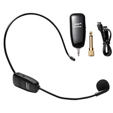 Carica l'immagine nel visualizzatore di Gallery, ZITFRI UHF Microfono Wireless Archetto Professionale 50m di Trasmissione...