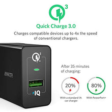 Carica l'immagine nel visualizzatore di Gallery, Anker Quick Charge 3.0 Caricatore USB da Muro PowerPort+ 1 [Certificato Nero - Ilgrandebazar