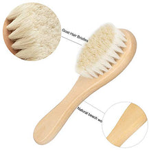 Carica l'immagine nel visualizzatore di Gallery, Molylove Spazzola per capelli bambini con manico in legno e setole di...