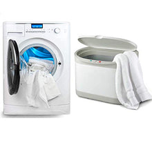 Carica l'immagine nel visualizzatore di Gallery, BUNDMAN Set Asciugamani 2 Asciugamano da Bagno Grandi 2 Bianca - Ilgrandebazar