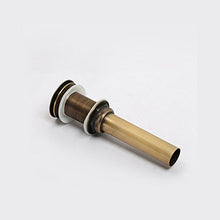 Carica l'immagine nel visualizzatore di Gallery, KUNGYO Lavello senza scanalatura Rubinetto Push Pop Up Antique Brass - Ilgrandebazar