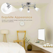 Carica l'immagine nel visualizzatore di Gallery, Albrillo Faretti LED da Soffitto Orientabili - 3 Lampadine G9 5 3 faretti