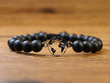 Carica l'immagine nel visualizzatore di Gallery, COAI Coppia Bracciali della Distanza 'Ovunque, Non Importa Dove' Mappamondo