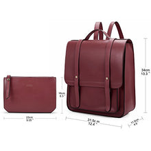 Carica l'immagine nel visualizzatore di Gallery, ECOSUSI Borsa Messenger Donna Laptop in PU Pelle Morbido Borsa...