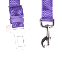 Carica l'immagine nel visualizzatore di Gallery, Neuftech Cane Cintura Di Sicurezza Auto Regolabile per Cani Guinzaglio purple