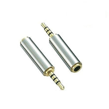 Carica l'immagine nel visualizzatore di Gallery, (2 Pack) Gold Plated 2.5mm Male to 3.5mm Oro 2.5 mm maschio a Femmina