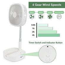 Carica l'immagine nel visualizzatore di Gallery, Ventilatore da Tavolo Portatile, Pavimento Regolabile in...