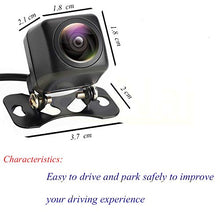 Carica l'immagine nel visualizzatore di Gallery, System Rear View Reverse Parking Vehicle Backup Camera Car Night Vision...