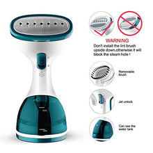Carica l'immagine nel visualizzatore di Gallery, homeasy Ferro da Stiro Verticale, 260ml Stiratrice a Vapore Portatile per Blu - Ilgrandebazar