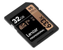 Carica l'immagine nel visualizzatore di Gallery, Lexar Schede Professional 633X 32Gb Sdhc Uhs-I, Nero 32GB
