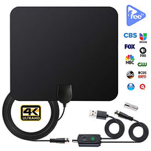 Carica l'immagine nel visualizzatore di Gallery, Antenna TV digitale per interni HDTV con amplificatore regolabile SET-01