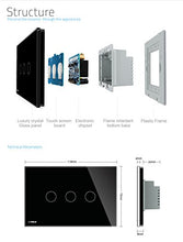 Carica l'immagine nel visualizzatore di Gallery, LIVOLO Interruttore della Luce con Indicatore LED Touch Switch Nero
