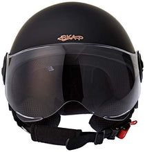Carica l'immagine nel visualizzatore di Gallery, Casco demi jet SKA-P 1WH WOLLI Nero gommato, M