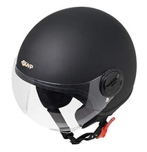 Carica l'immagine nel visualizzatore di Gallery, Casco demi jet SKA-P 1WH WOLLI Nero gommato, M