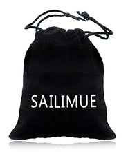 Carica l'immagine nel visualizzatore di Gallery, Sailimue Acciaio inossidabile magnetico Orecchini Stud per uomo donna unisex...