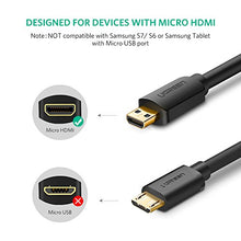 Carica l'immagine nel visualizzatore di Gallery, UGREEN Cavo Micro HDMI a 3D 4K con Ethernet e Canali di Ritorno Audio 3M