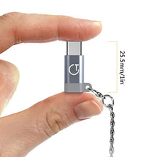 Carica l'immagine nel visualizzatore di Gallery, Gritin Adattatore USB C, 4 Pezzi Connettore Convertitore Grigio